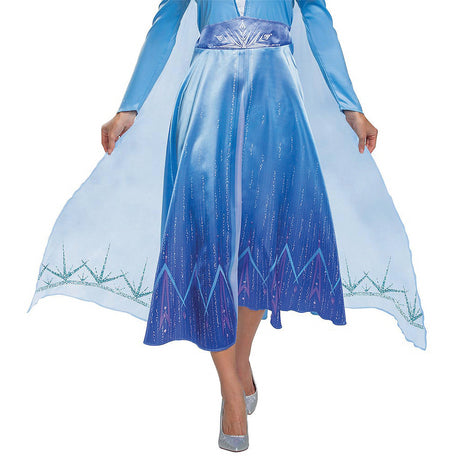 Magical Elsa Adult Costume for Halloween Theme Parties and Disney Character Celebrations