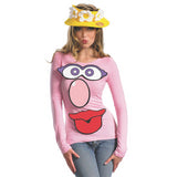 Delightful Mr and Mrs Potato Head Adult Costume for Halloween Parties and Toy Story Themed Events