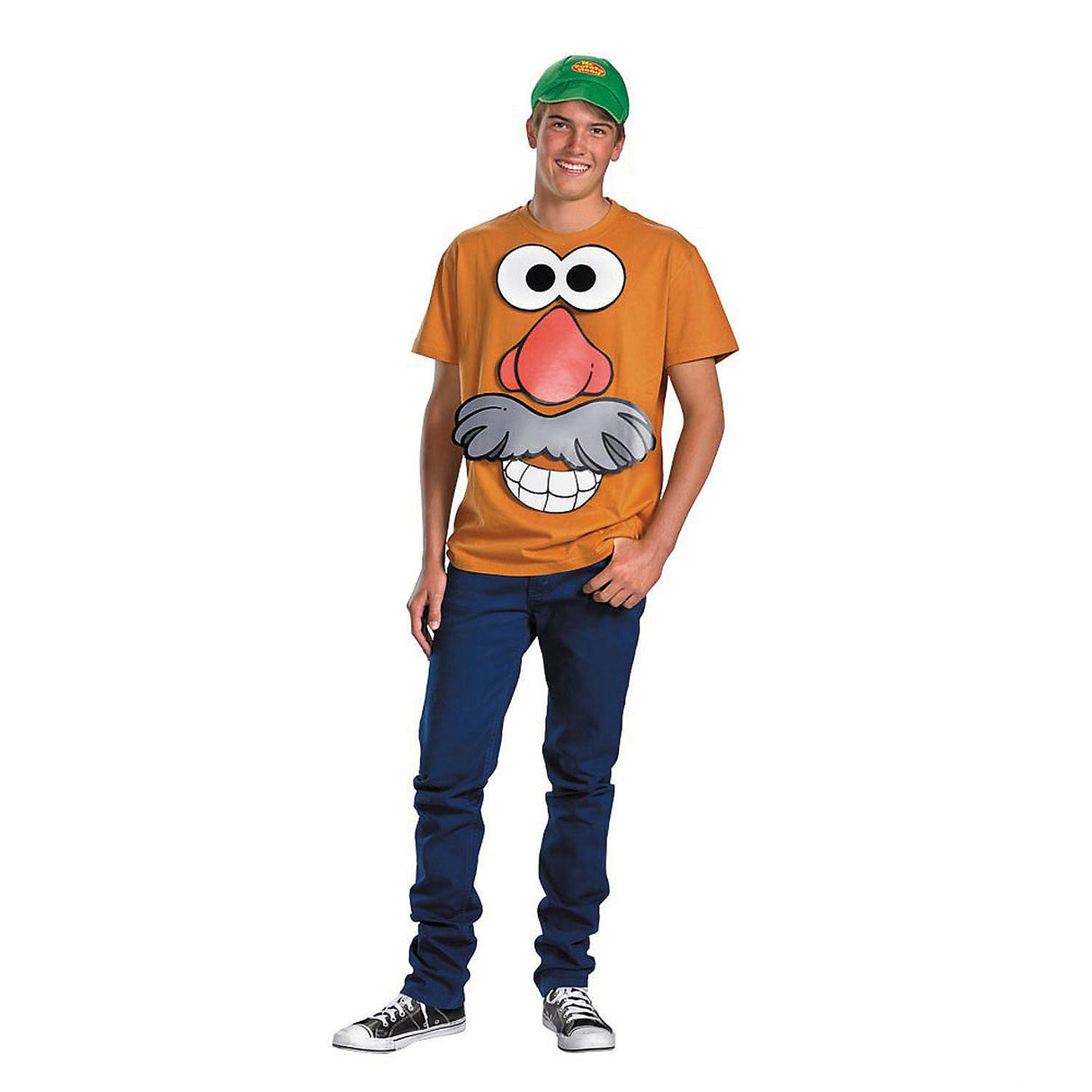 Delightful Mr and Mrs Potato Head Adult Costume for Halloween Parties and Toy Story Themed Events