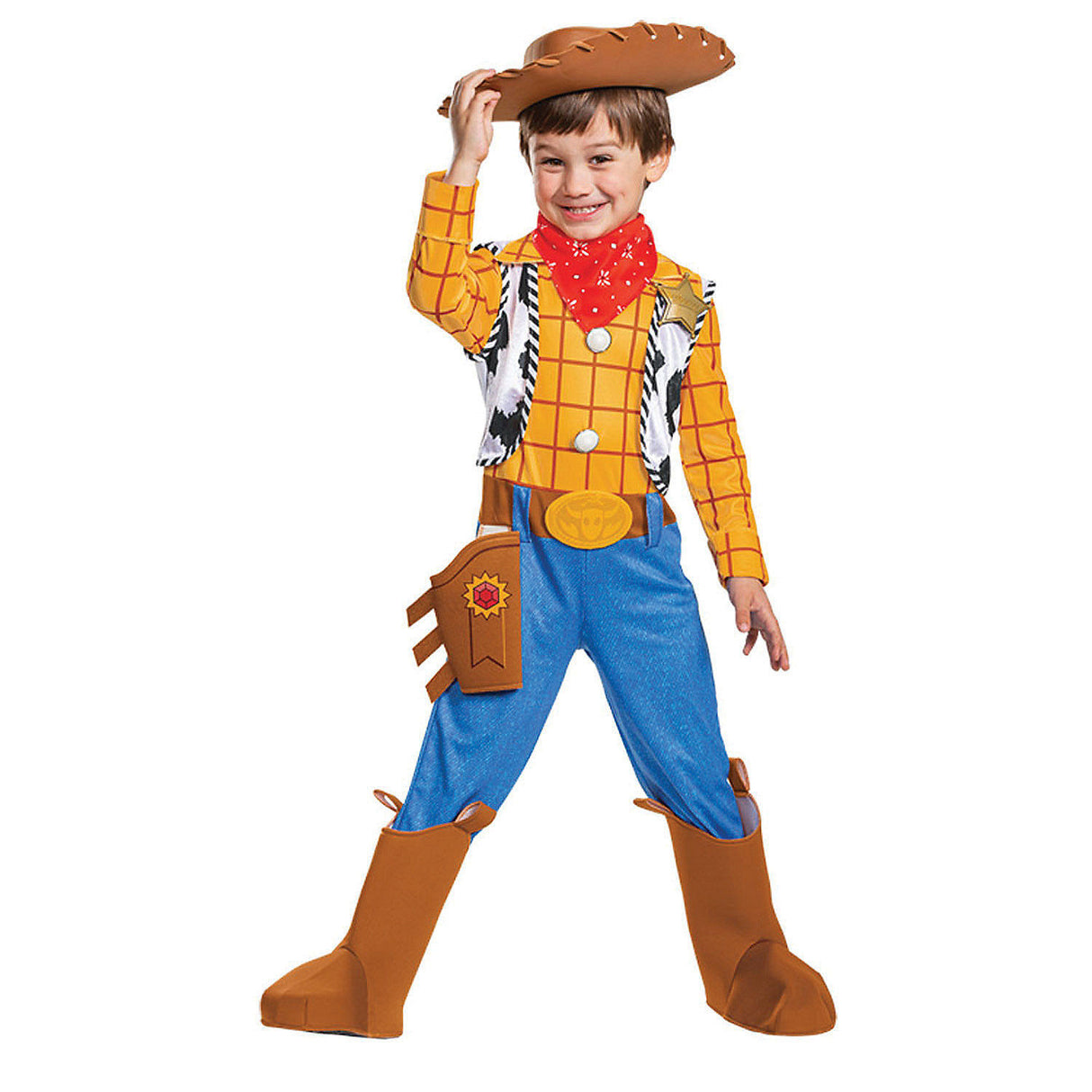 Woody Deluxe Costume for Kids Halloween Adventures and Toy Story Dress-Up Play