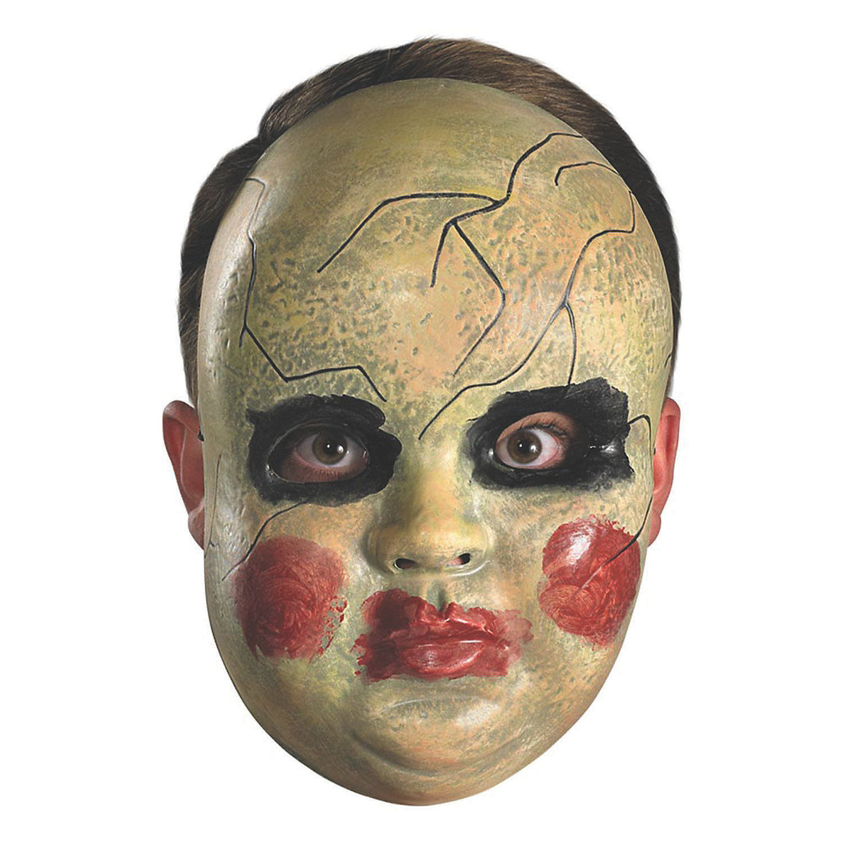 Adult Doll Face Mask for Halloween Parties Costume Contests and Spooky Gatherings