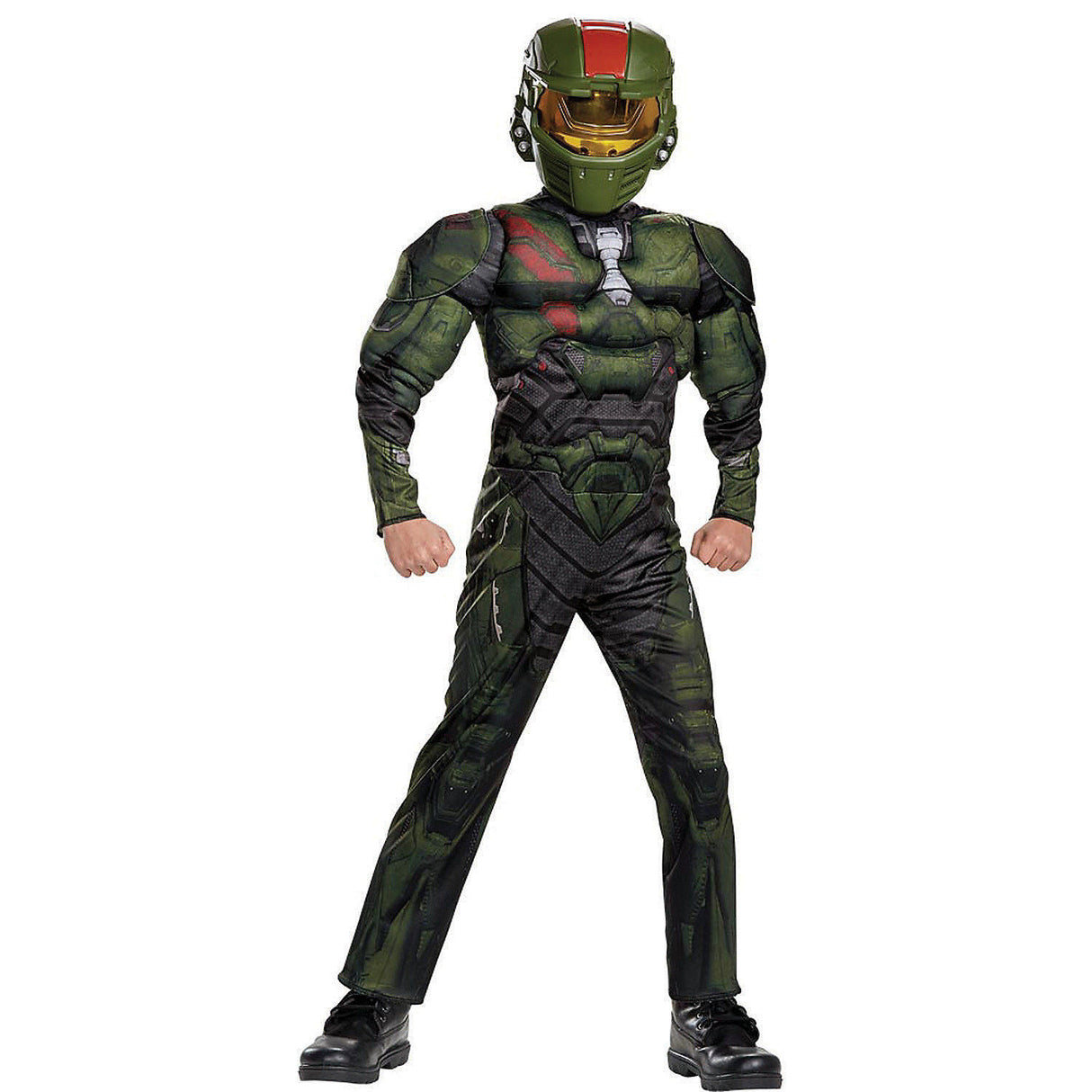 Halo Wars Jerome Muscle Costume for Kids Halloween Parties Cosplay Events and Gaming Adventures