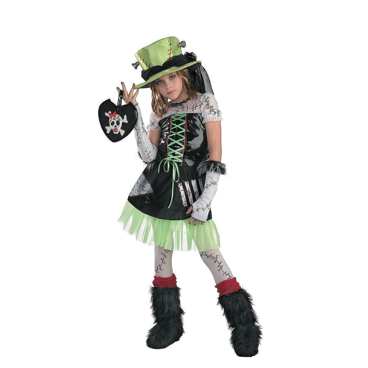 Spooky Girl's Monster Bride Costume for Halloween Parties Themed Events and Creative Dress Up