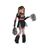 Gothic Cheerleader Costume for Halloween Parties and Unique Dress-Up Events