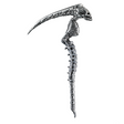 Grim Reaper Scythe Costume Prop for Adult Halloween Accessories apparel product image
