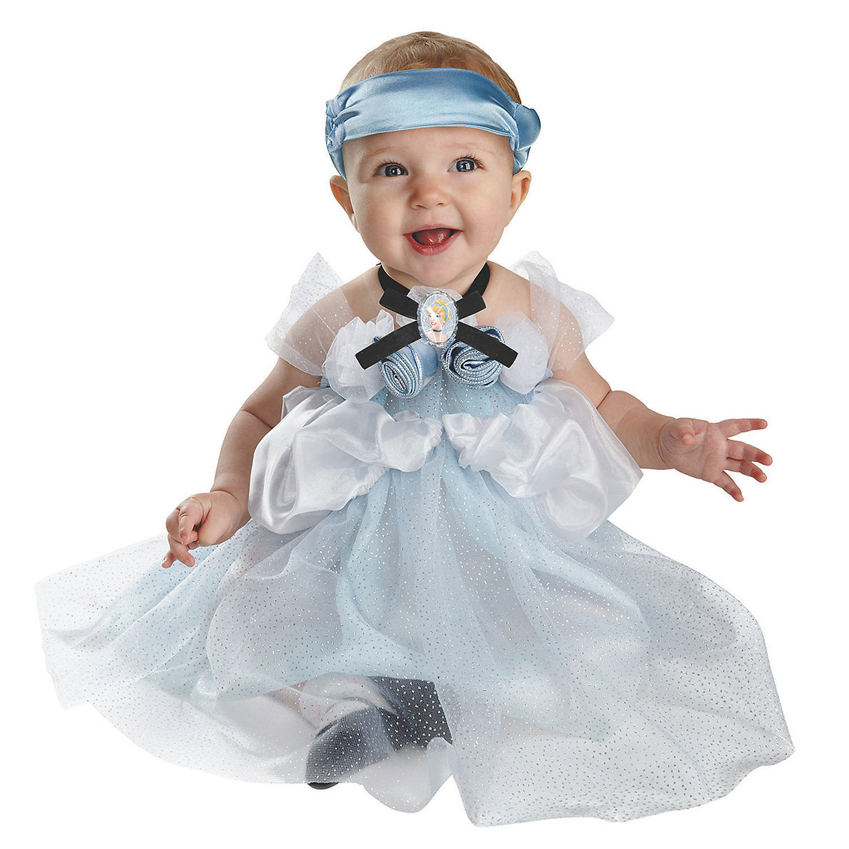 Charming Infant Cinderella Costume for Halloween Parties and Toddler Dress-Up Events