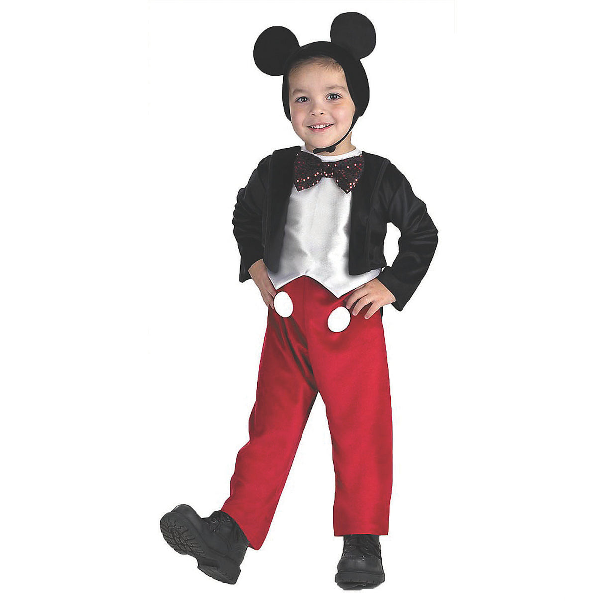 Deluxe Boy's Mickey Mouse Costume for Halloween Parties and Themed Dress Up Events