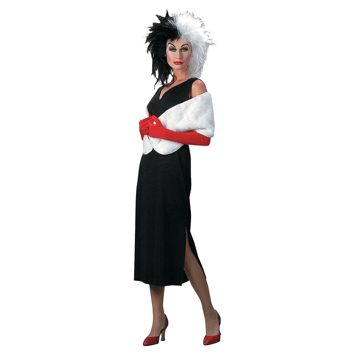 Stunning Women's Cruella De Vil Costume for Halloween Theme Parties and Unique Celebrations