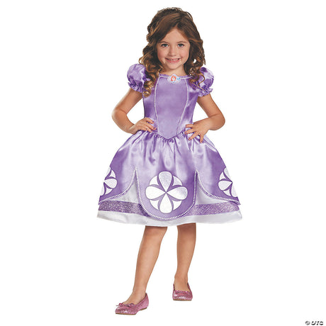 Royal Girl's Sofia The First Costume for Toddler Halloween Parties and Disney Princess Events