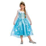 Enchanting Girl's Disney Frozen Elsa Costume for Halloween Parties and Themed Celebrations