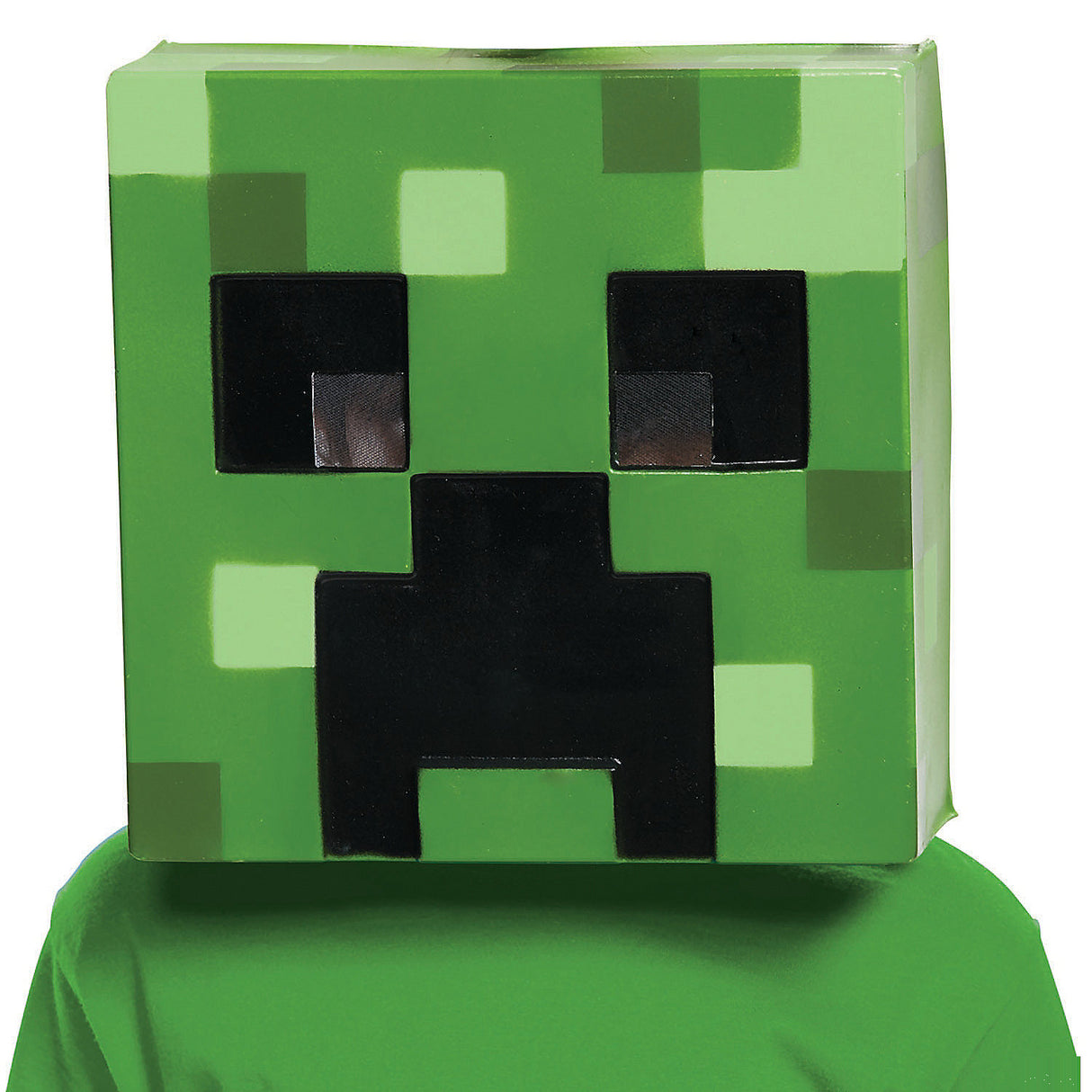 Iconic Minecraft Creepr Vacuform Mask for Halloween Parties Themed Events and Collectors