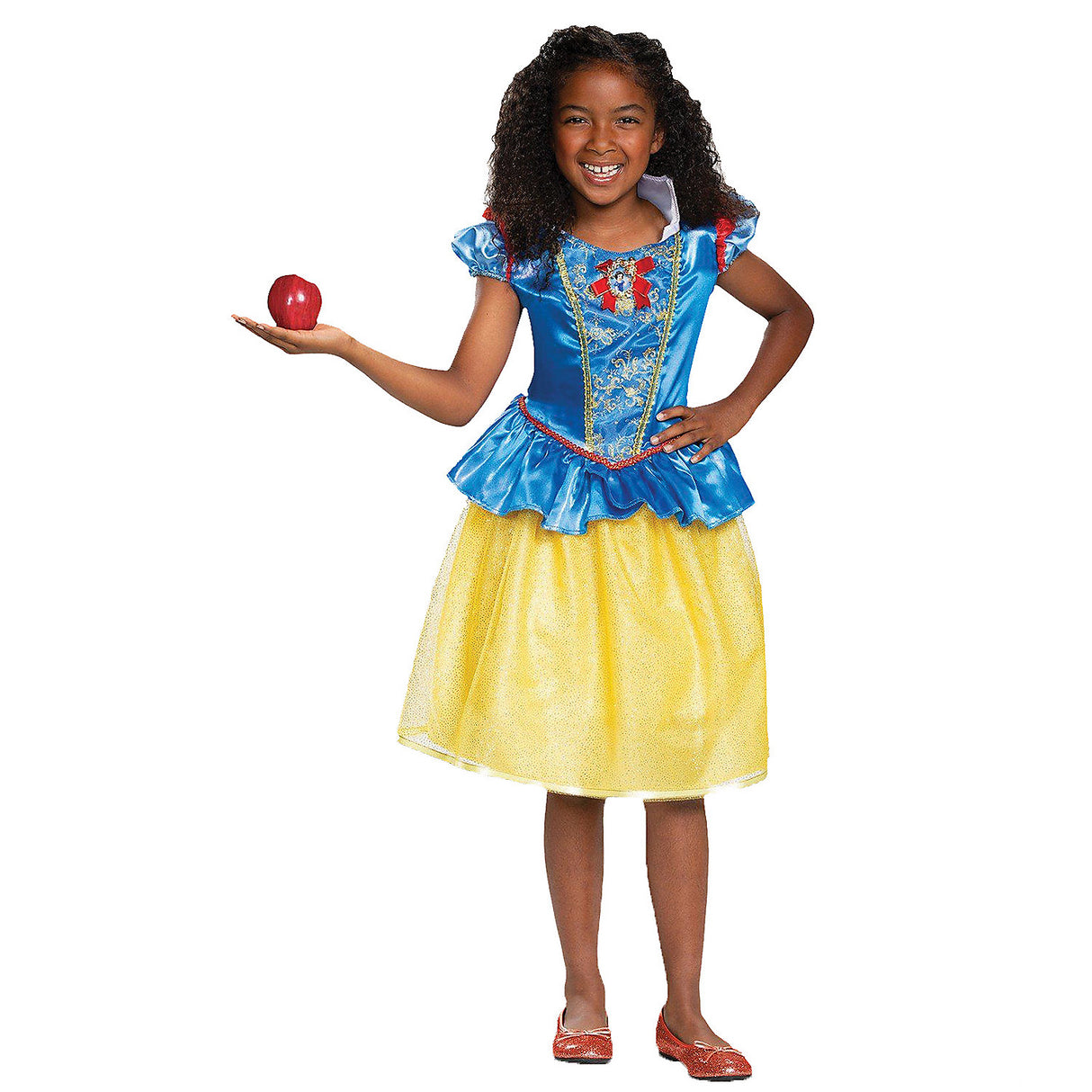 Classic Snow White Costume for Kids Halloween Parties Dress Up and Character Play