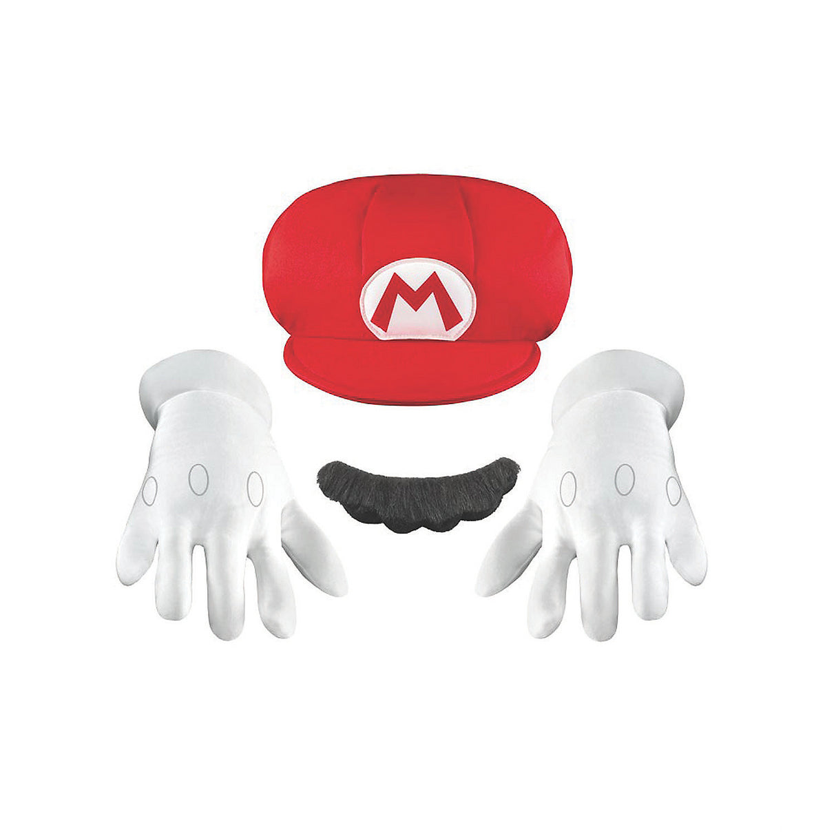 Child Super Mario Accessory Kit for Halloween Comic Con and Character-Themed Birthday Parties