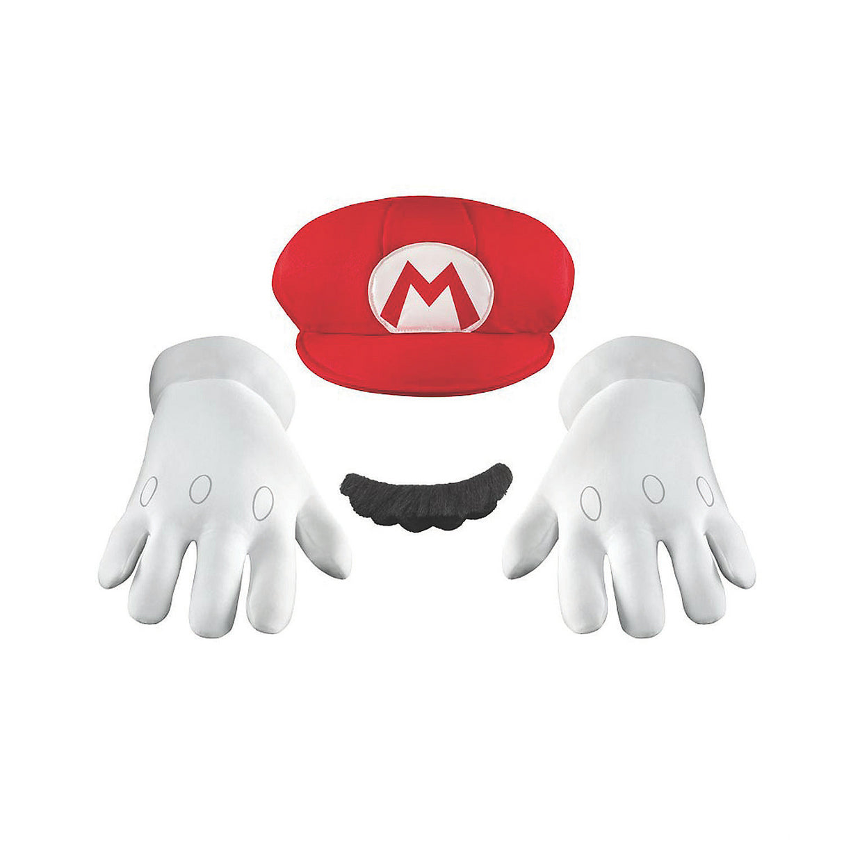 Classic Adult Super Mario Accessory Kit for Halloween Parties Fancy Dress and Themed Events