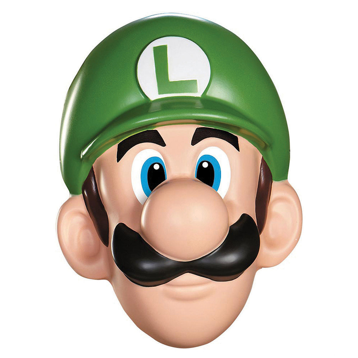 Super Mario Bros Luigi Adult Mask for Halloween Parties Cosplay Events and Costume Contests