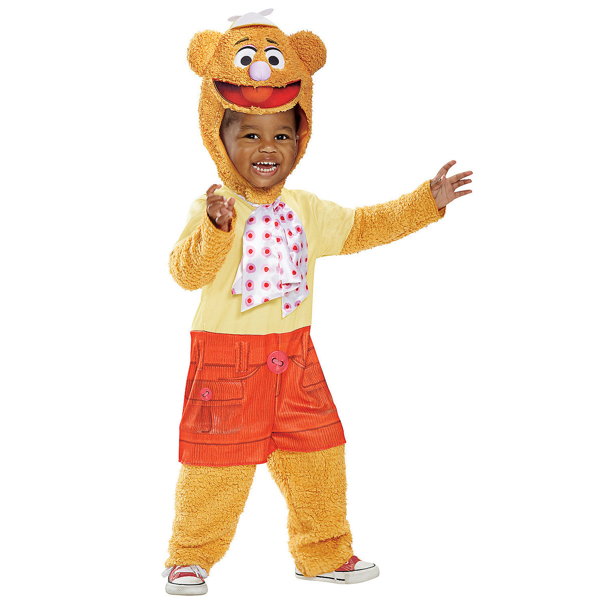 Fozzie Bear Toddler Costume for Halloween Parties Dress Up and Character Events