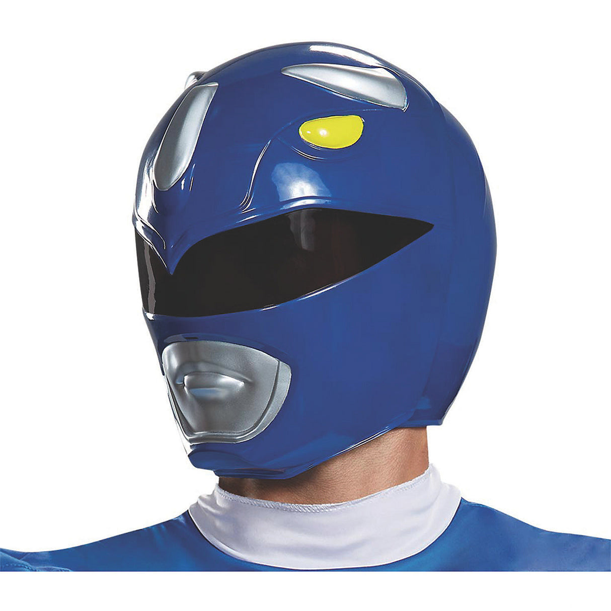 Authentic Blue Ranger Adult Helmet for Halloween Costume Parties and Superhero Celebrations