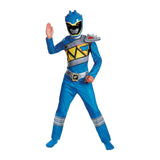Boy's Dino Charge Blue Ranger Costume for Halloween Adventures Comic Con and Imaginative Play