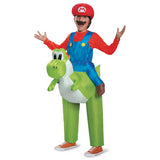 Exciting Mario Riding Yoshi Child Costume for Halloween Parties and Imaginative Play Adventures