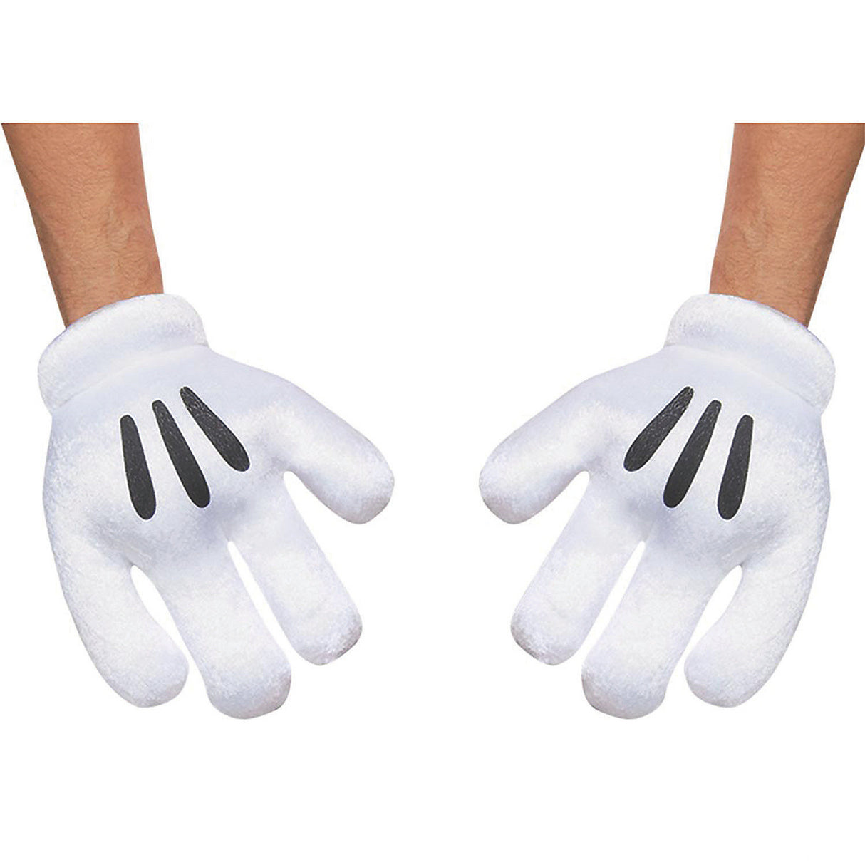 Authentic Mickey Mouse Adult Gloves for Halloween Parties Costume Events and Character Dress Up