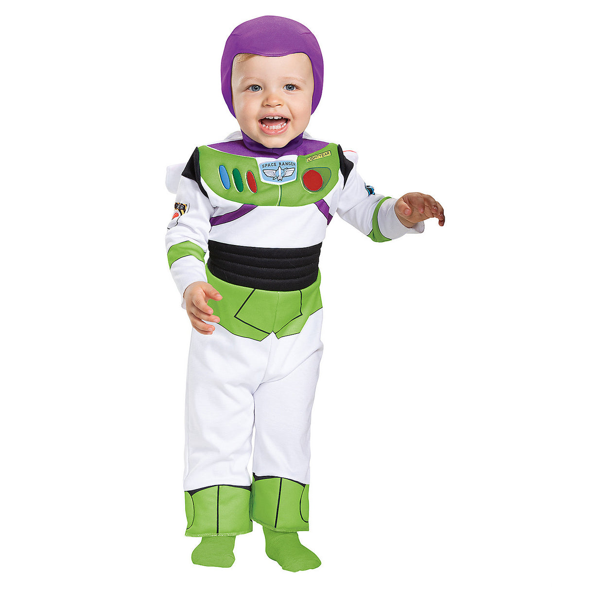Toy Story Buzz Lightyear Infant Costume for Halloween Playdates and Movie Themed Gatherings