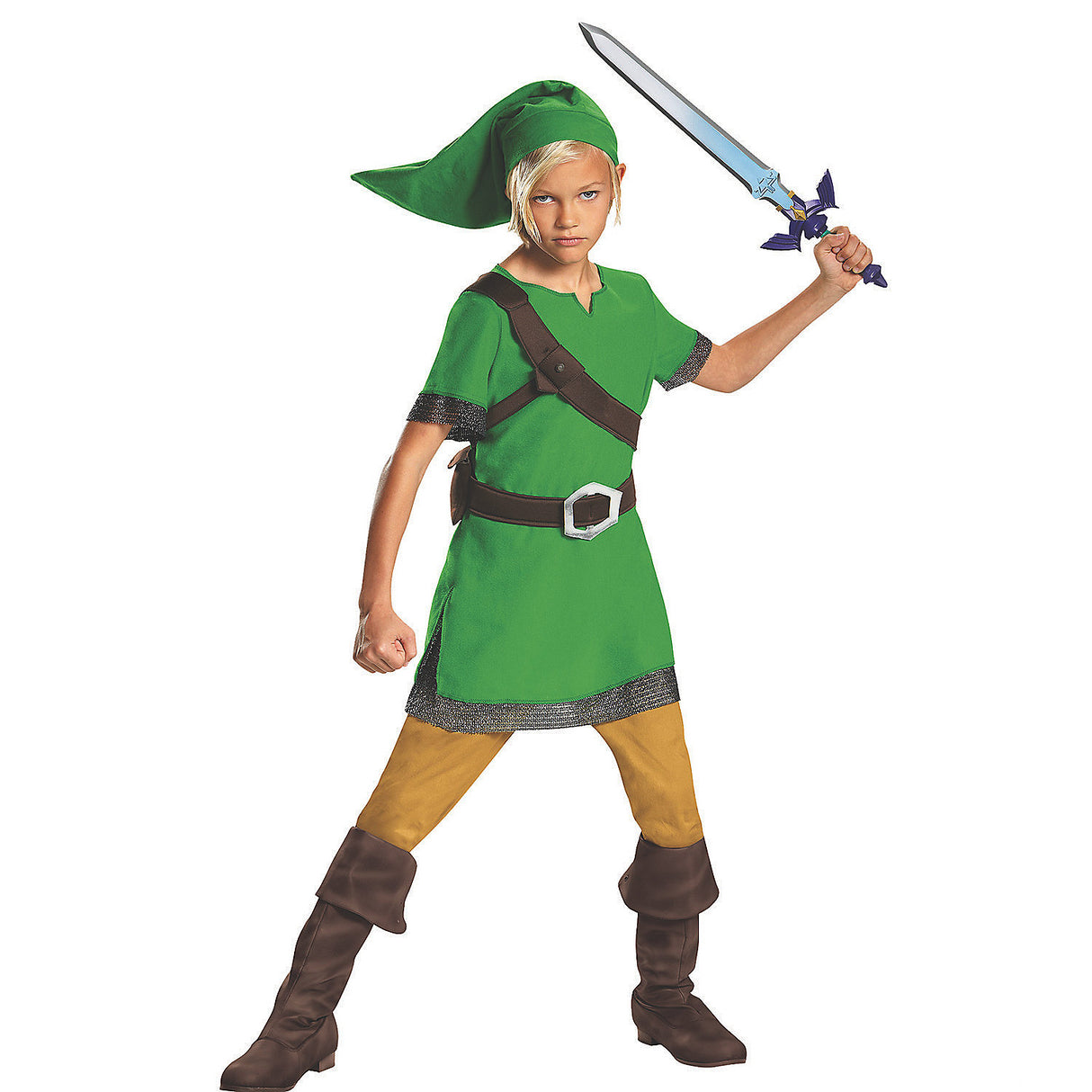 The Legend of Zelda Link Costume for Kids Halloween Parties and Themed Events