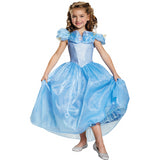 Enchanting Cinderella Movie Child Prestige Costume for Halloween Parties and Magical Dress-Up Adventures