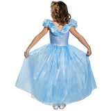 Enchanting Cinderella Movie Child Prestige Costume for Halloween Parties and Magical Dress-Up Adventures