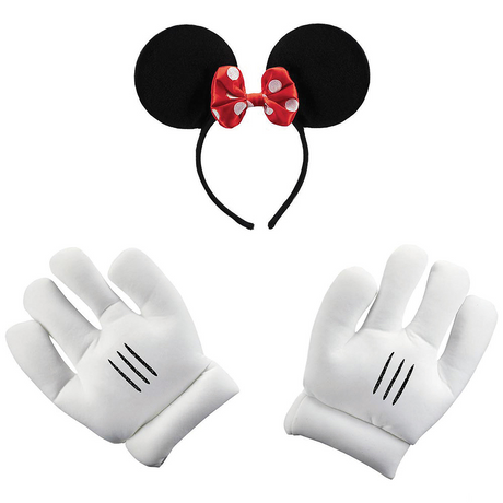 Minnie Mouse Ears And Gloves