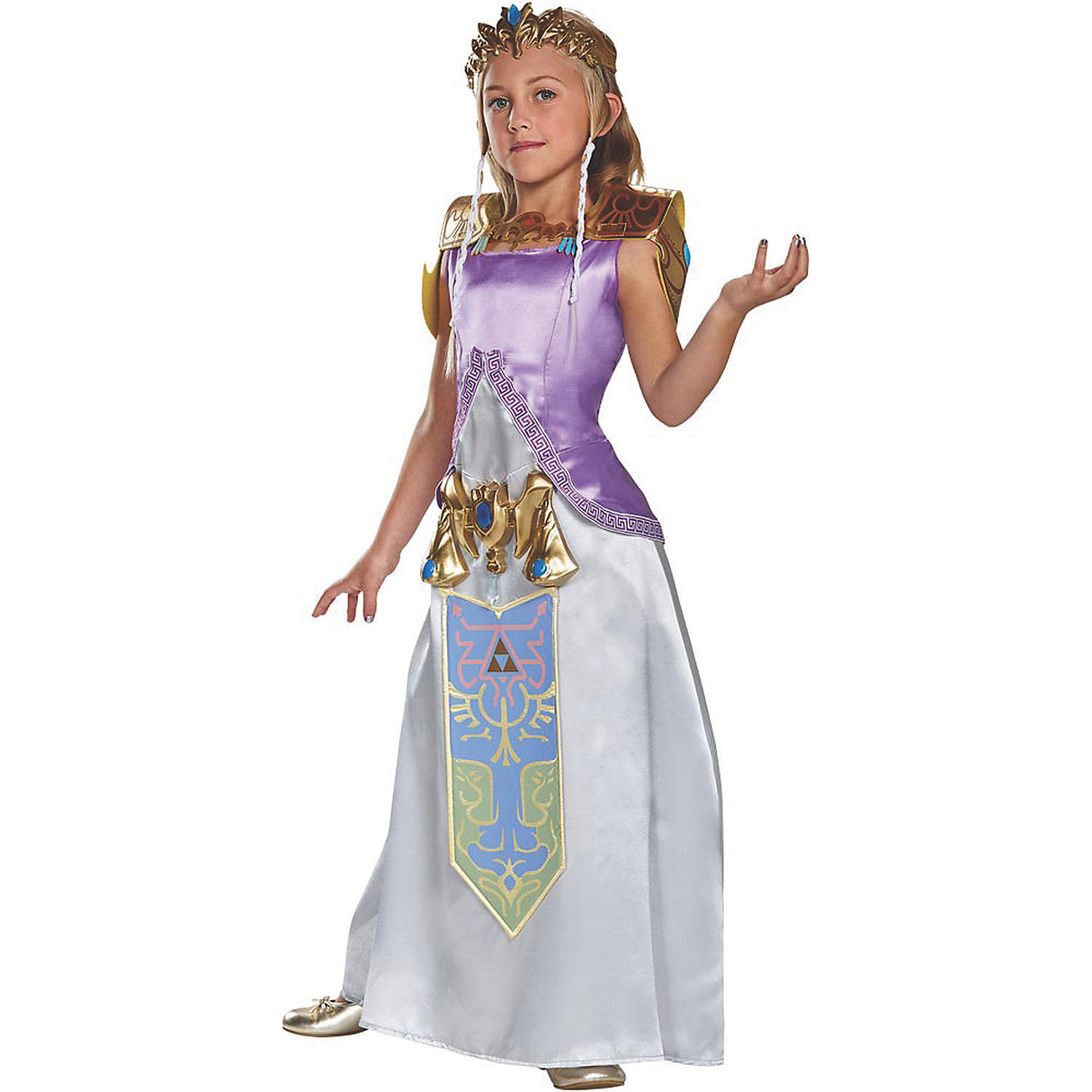 Enchanting Girl's Zelda Deluxe Costume for Halloween Parties Themed Events and Imaginative Play