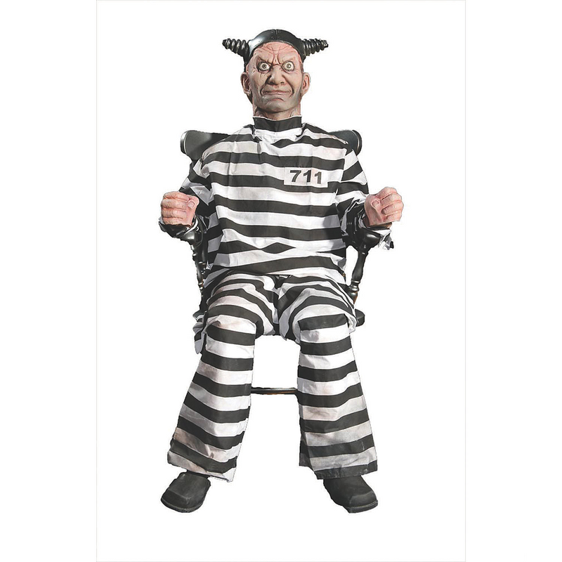 Terrifying Buzz Animated Prop for Halloween Parties Haunted Houses and Spooky Events
