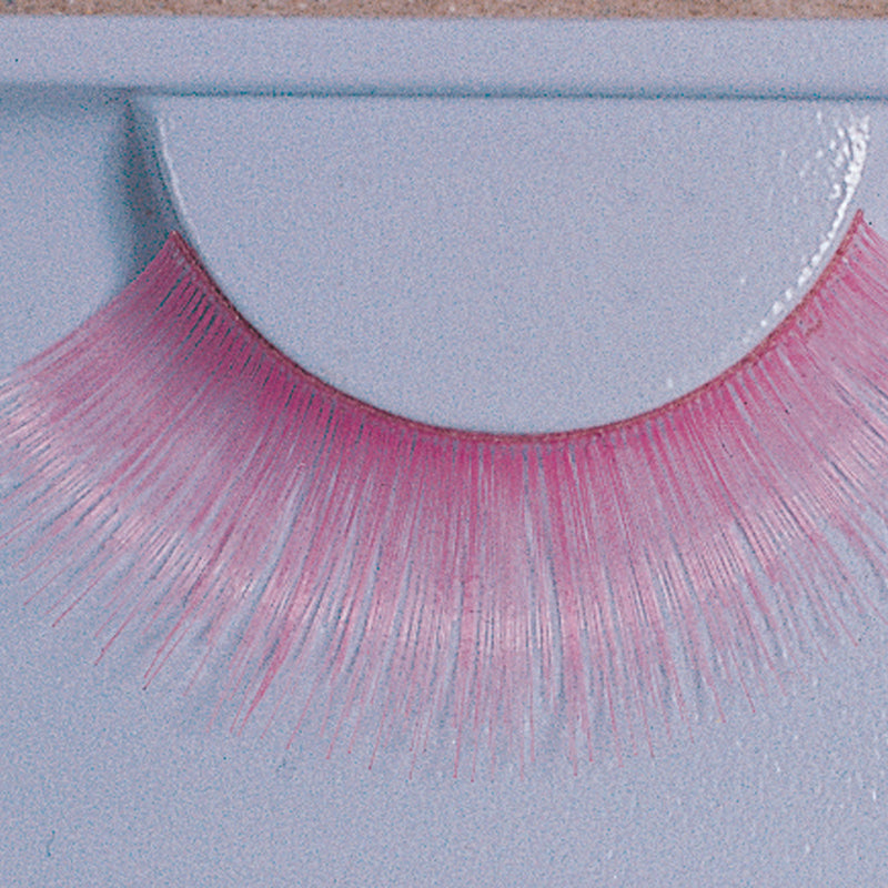 Deluxe Pink Eyelashes for Costume Events Parties and Dramatic Makeup Looks