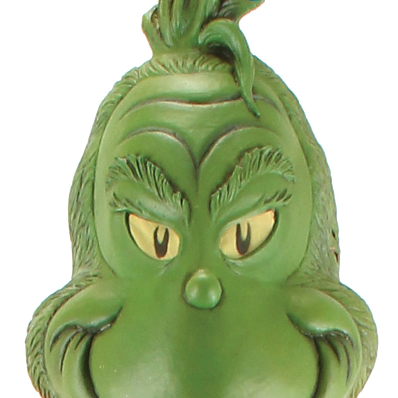 Dr Seuss Grinch Full Over-The-Head Latex Mask for Halloween Parties Kids Dress Up and Holiday Themed Events
