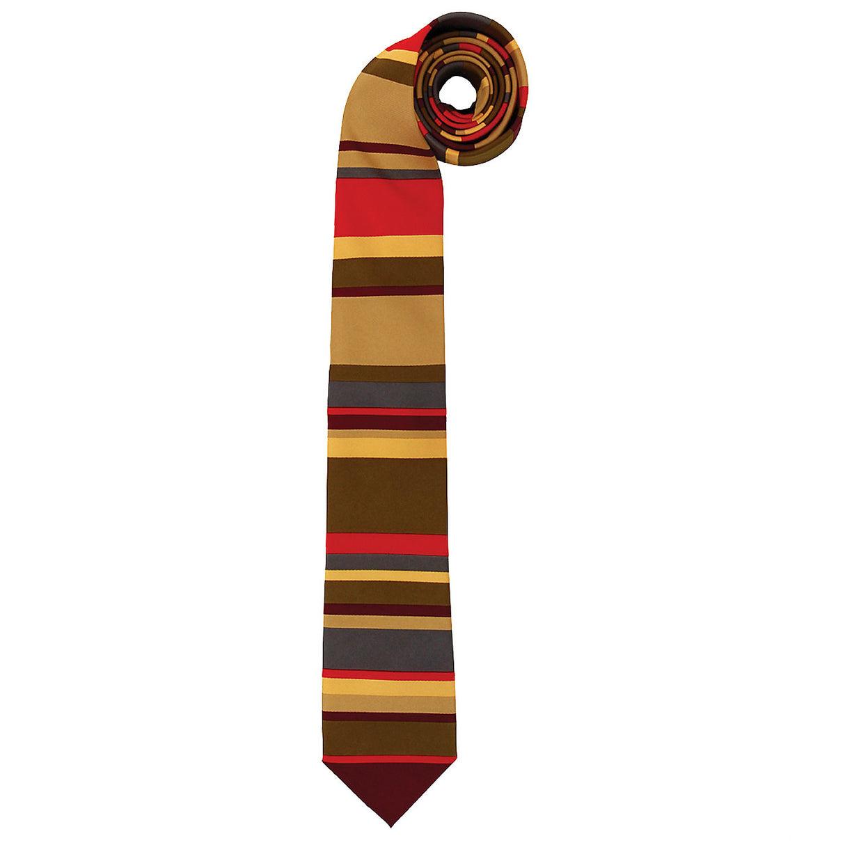 Classic 4th Doctor Necktie for Doctor Who Fans and Themed Costume Outfits