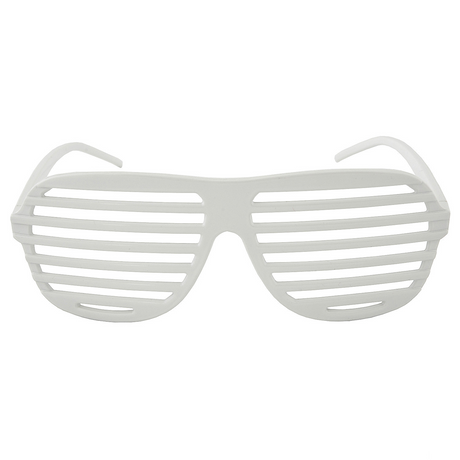 Louvre Glasses - Classic 80s Style Halloween Costume Eyewear product image showing the complete outfit