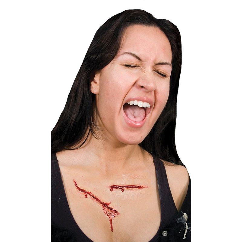 Prótesis Conjunto de Cicatrices Realistas #2 para Maquillaje de Halloween, Efectos Especiales y Aplicaciones Teatrales