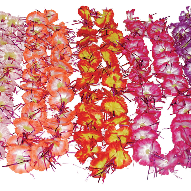 Waipahu Lei Assortment for Island Parties Luau Celebrations and Tropical Themed Events