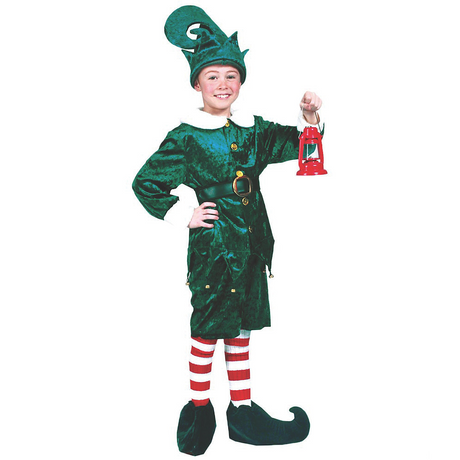 Holly Jolly Elf Child Costume