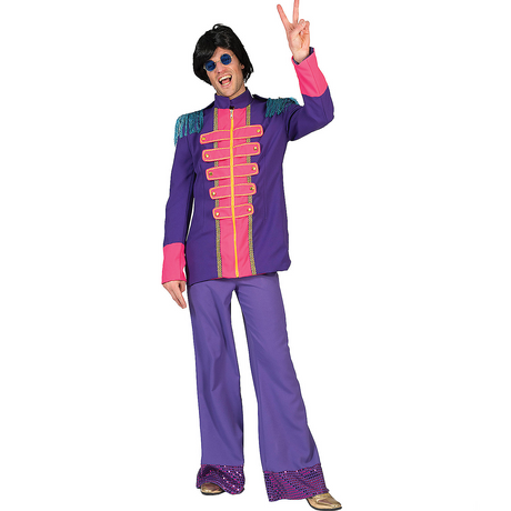 FAB 60's JACKET PURPLE ADULT