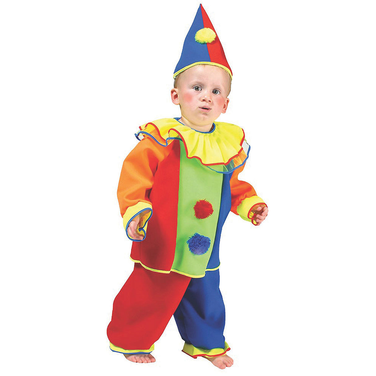 Unisex Bobo the Clown Costume for Halloween Parties Themed Events and Creative Dress Ups