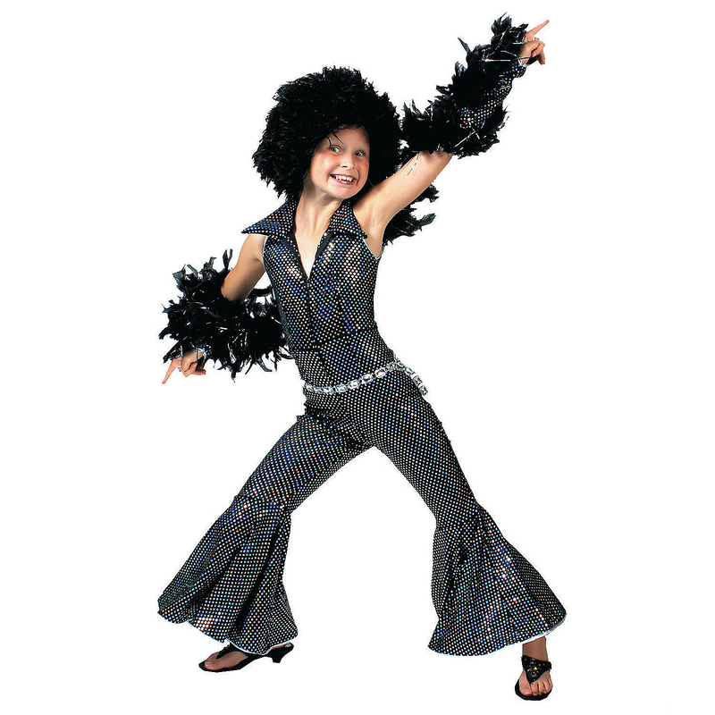 Kid's Disco Themed Halloween Costume Outfit for Trick-or-Treating clothing product image