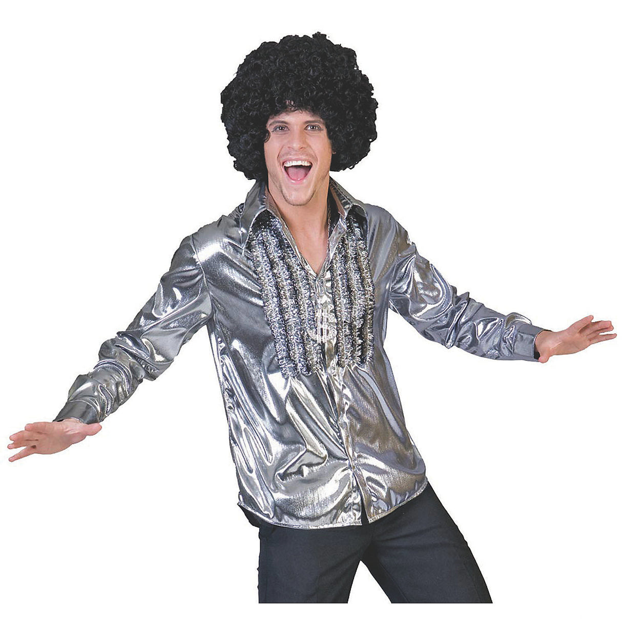 Stylish Men's 70's Shirt for Halloween Parties Disco Events and Retro Themed Celebrations