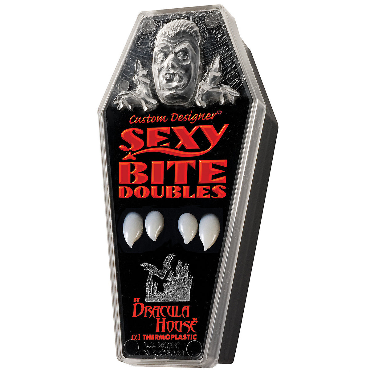 Custom Designer Sexy Bites Double Fangs for Halloween Parties and Creative Costumes
