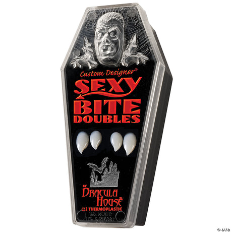 Custom Designer Sexy Bites Double Fangs for Halloween Parties and Creative Costumes