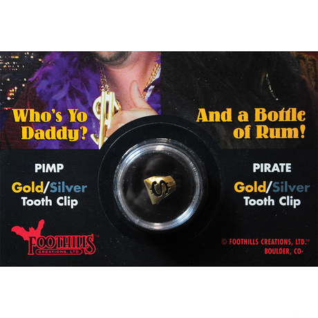 PIMP/PIRATE GOLD TOOTH CARDED