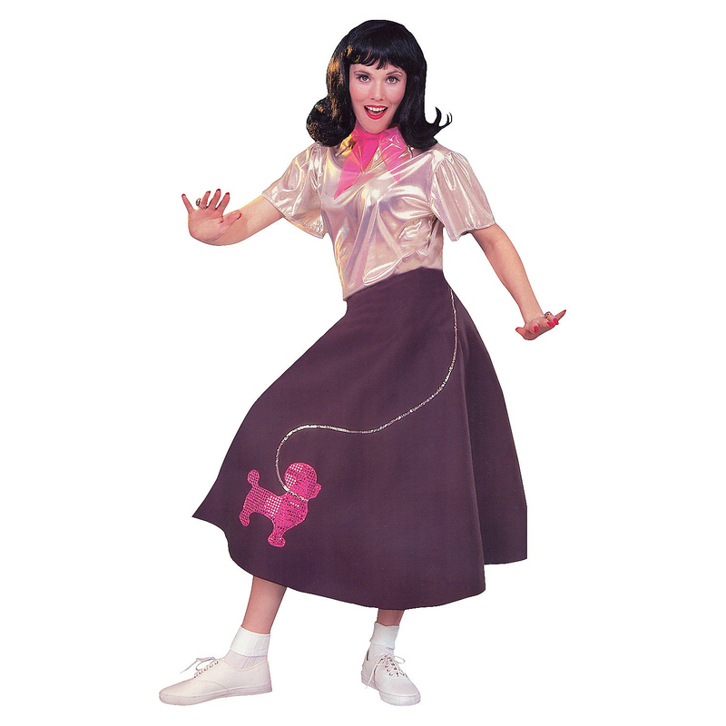 Classic Poodle Skirt for 50s Themed Costume Parties and Retro Events
