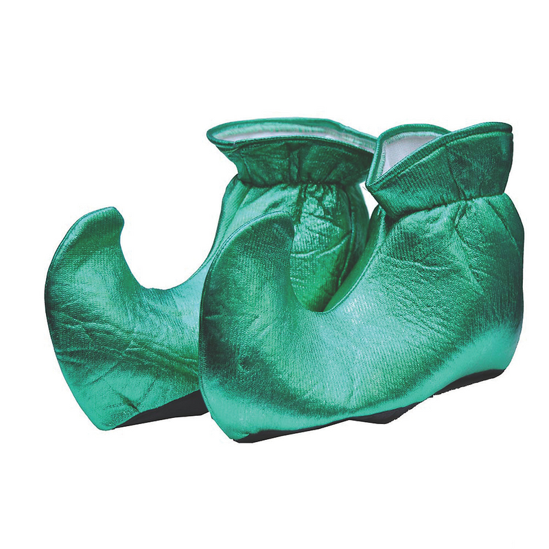 Classic Green Elf Shoes for Holiday Celebrations Christmas Parties and Festive Dress Up