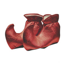 Red elf Christmas costume shoes