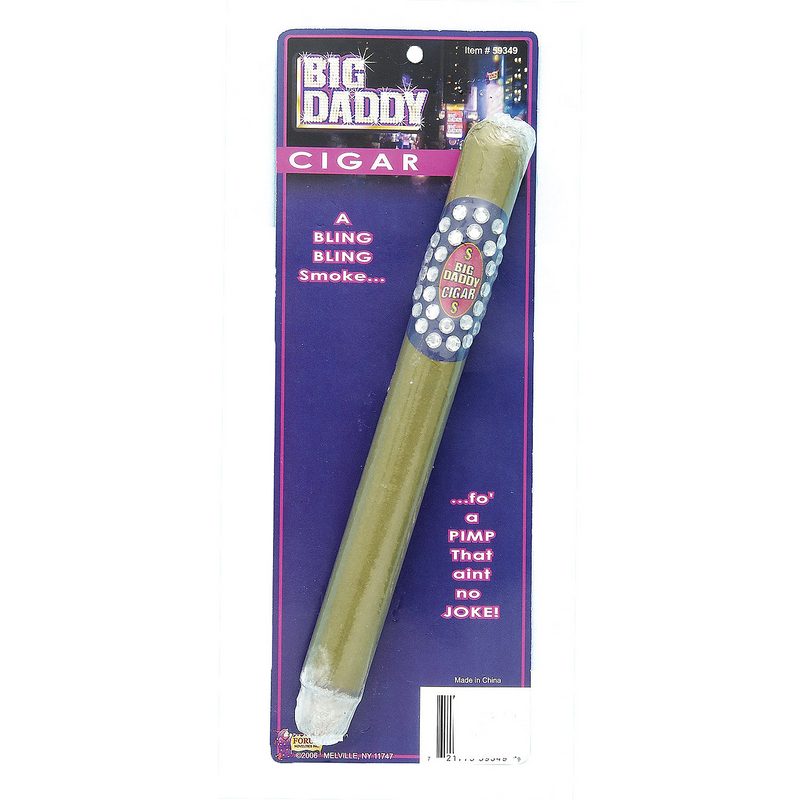 Jumbo Cigar Prop for Retro Themed Parties Halloween Events and Unique Costume Ideas