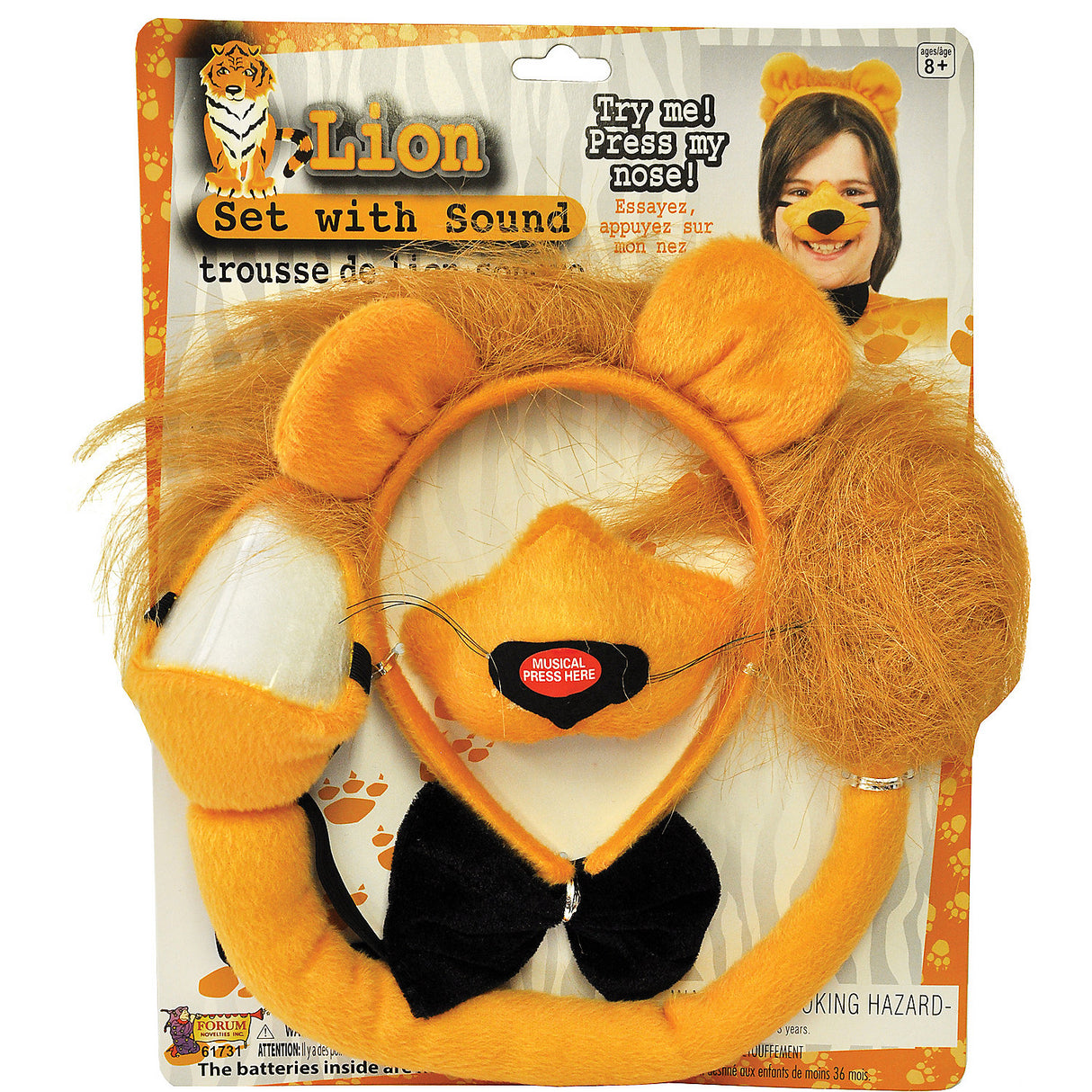 Creative Lion Costume Kit for DIY Halloween Parties and Themed Events